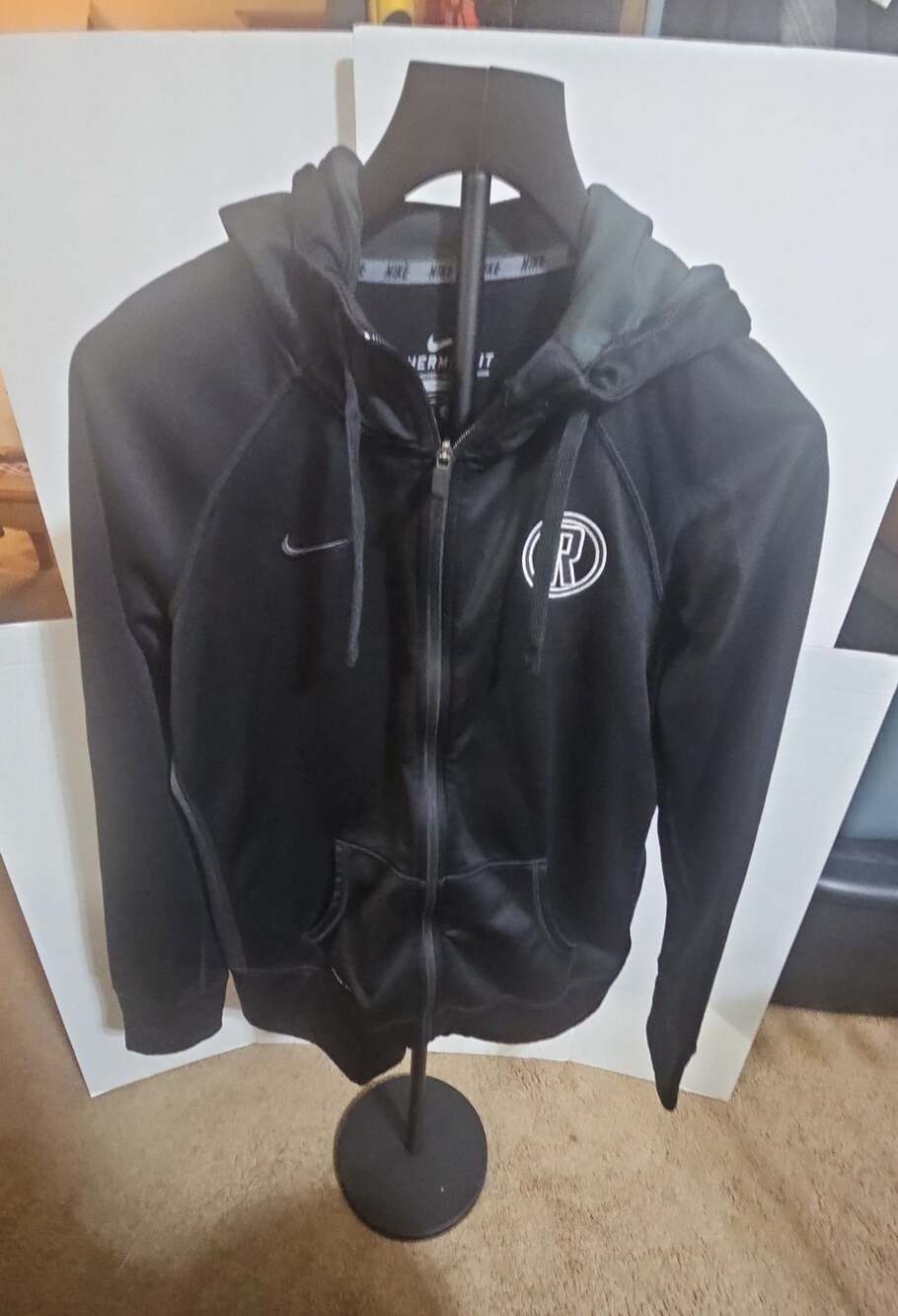 Nike Therma-Fit Full Zip Hoodie Size L Black
